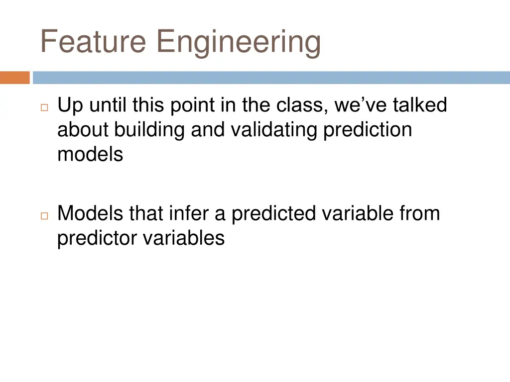 feature engineering 1