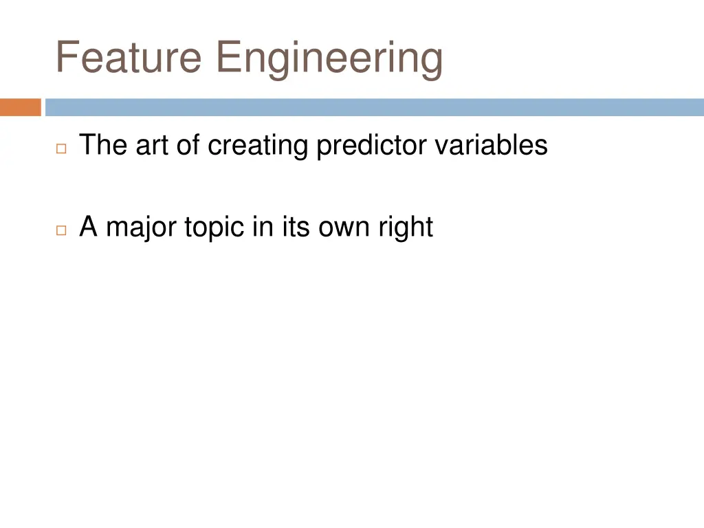 feature engineering 2