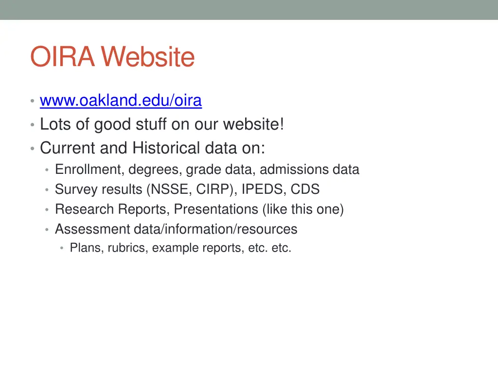oira website