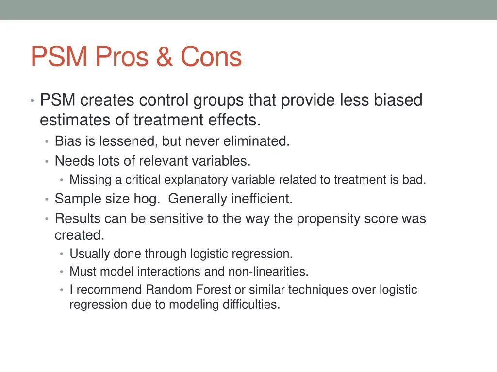 psm pros cons