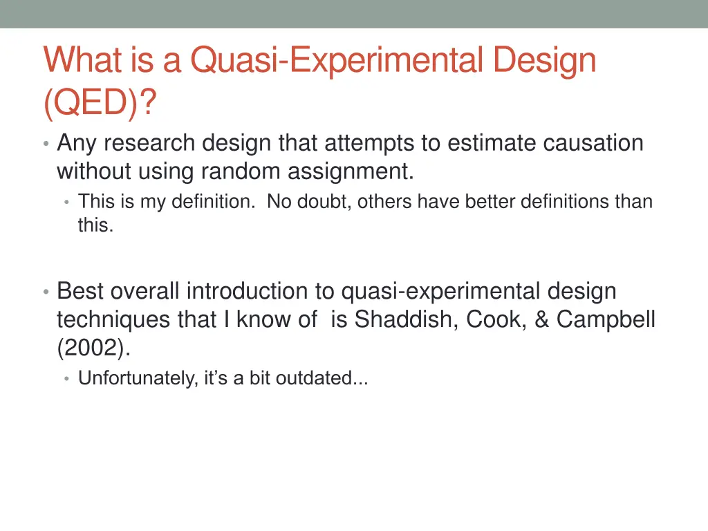 what is a quasi experimental design