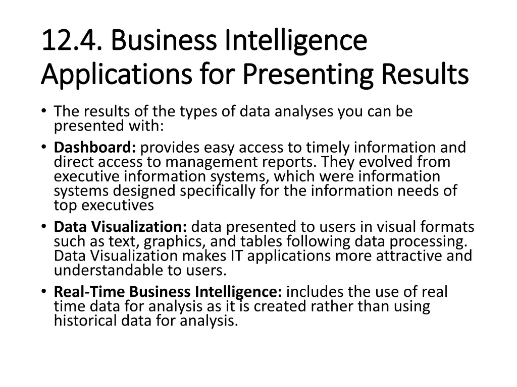 12 4 business 12 4 business intelligence