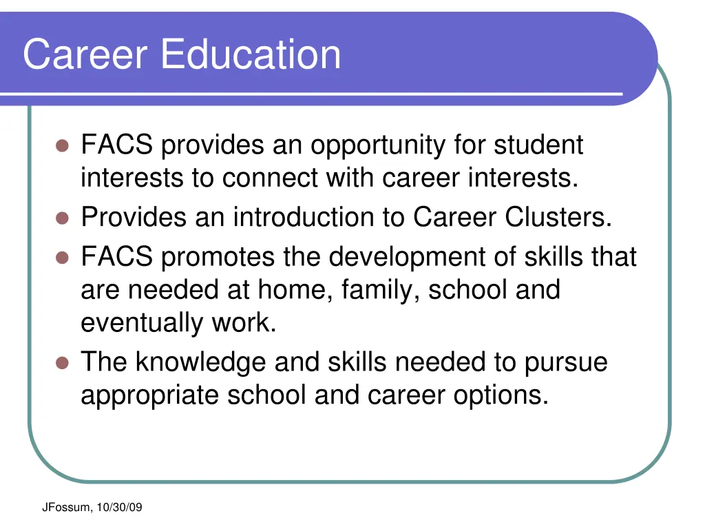 career education