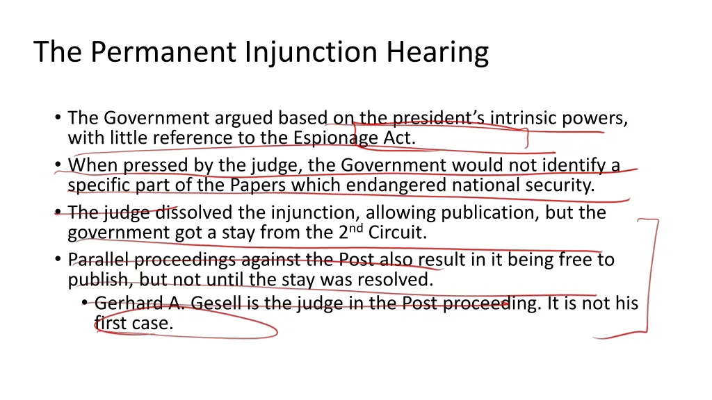 the permanent injunction hearing