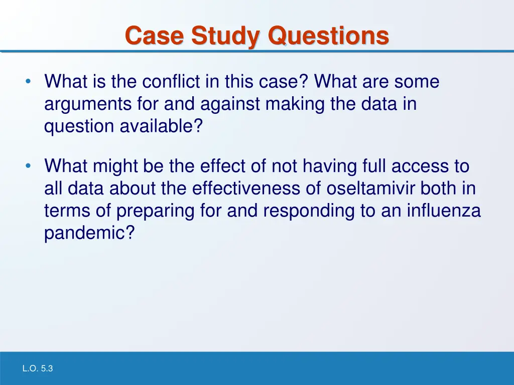 case study questions