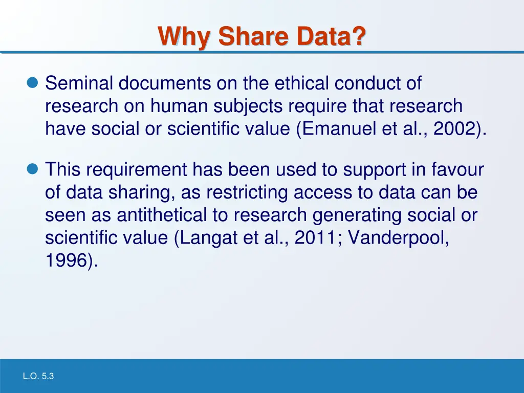 why share data 1