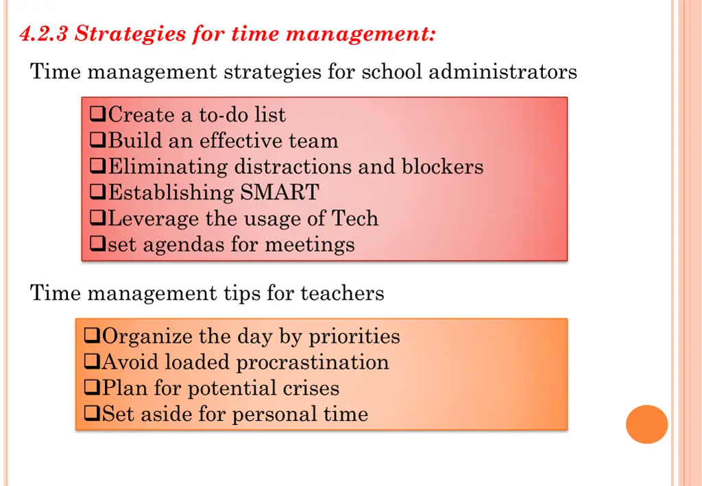 4 2 3 strategies for time management
