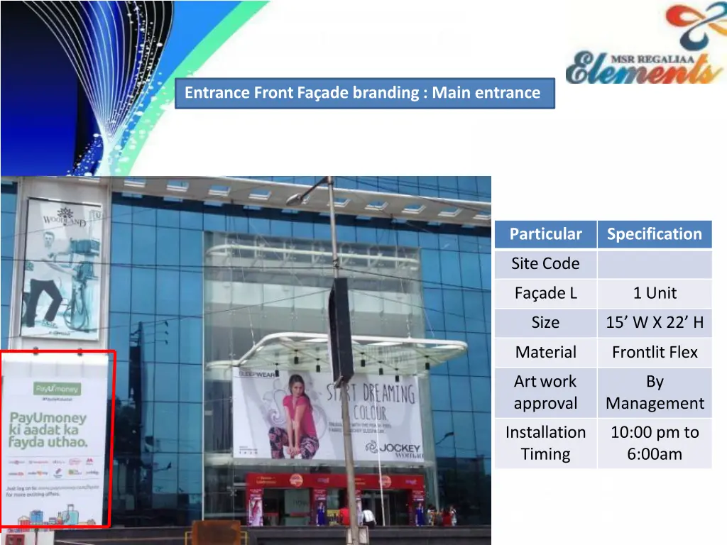entrance frontfa ade branding main entrance