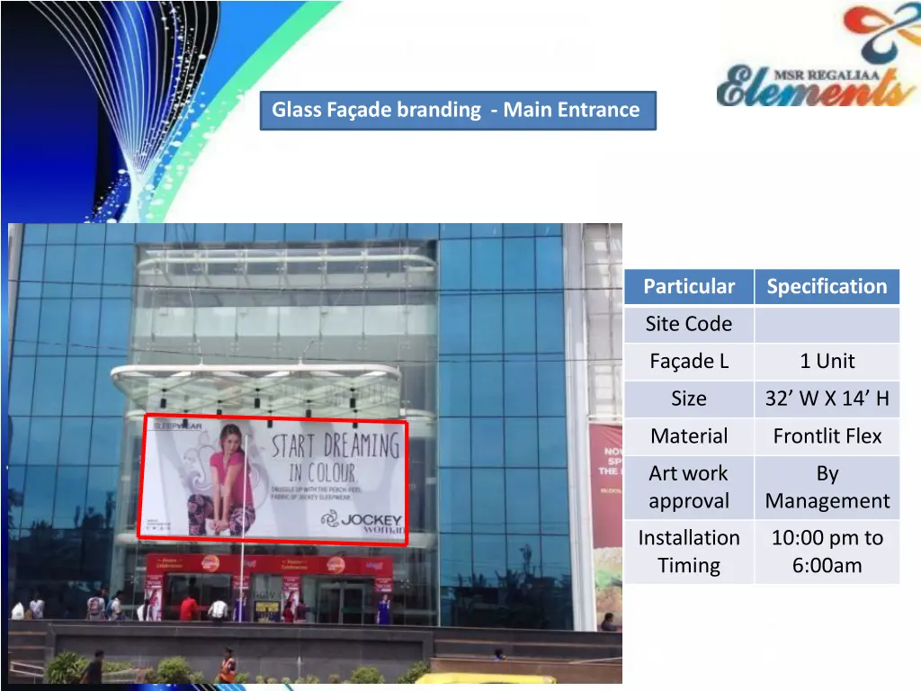 glassfa ade branding main entrance