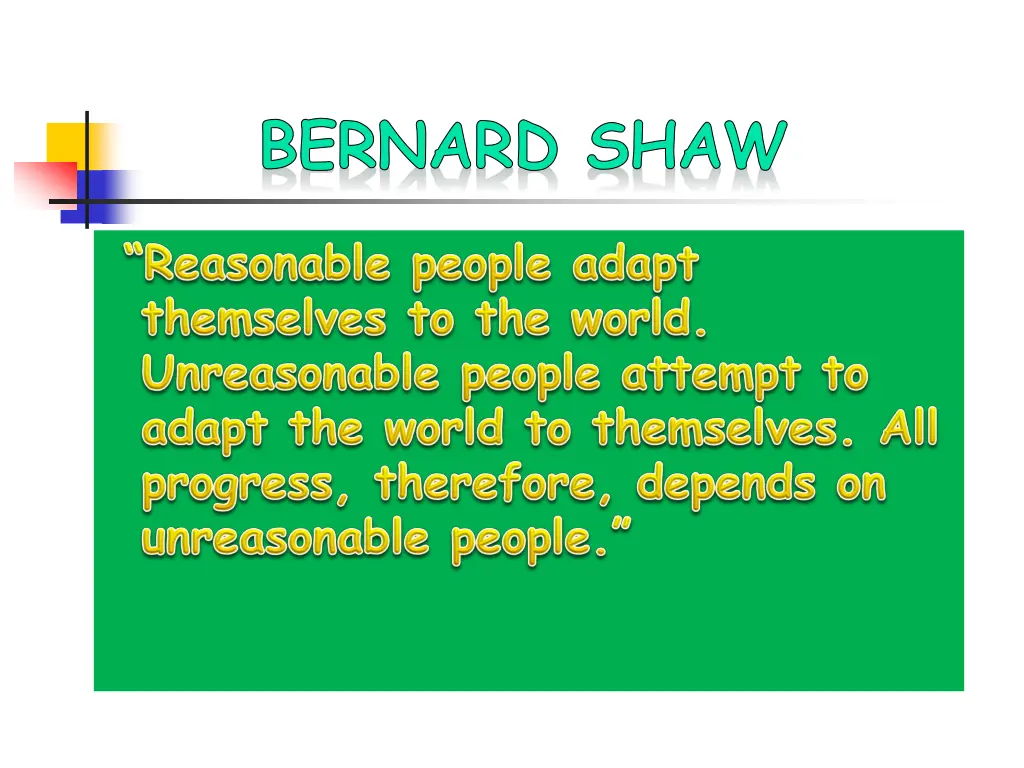 bernard shaw