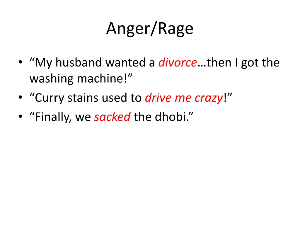anger rage