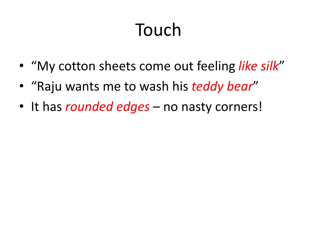 touch