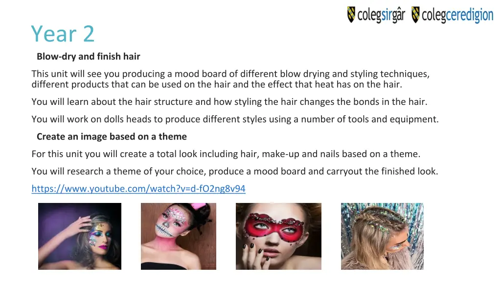 year 2 blow dry and finish hair