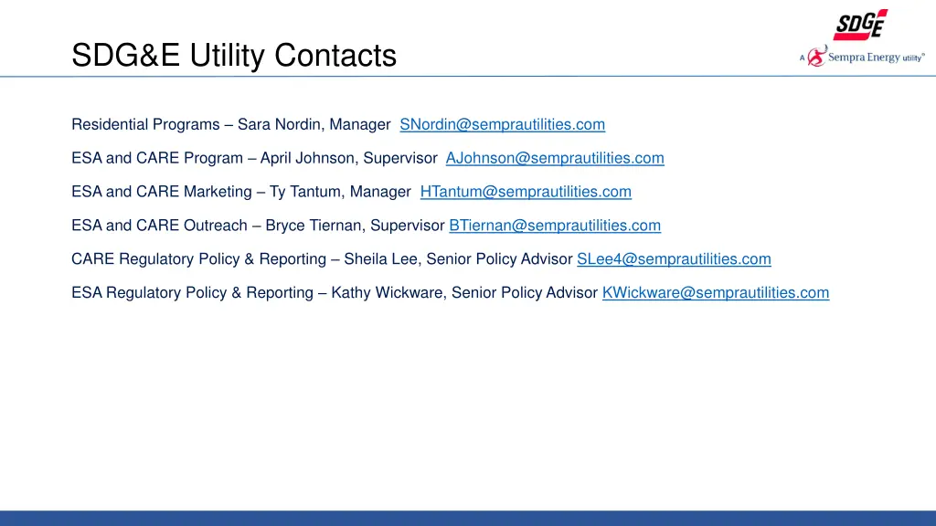sdg e utility contacts