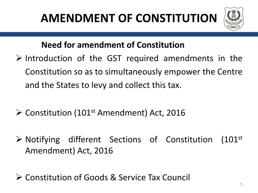 amendment of constitution