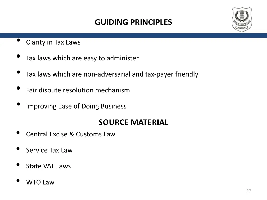 guiding principles