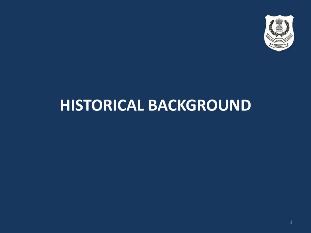 historical background