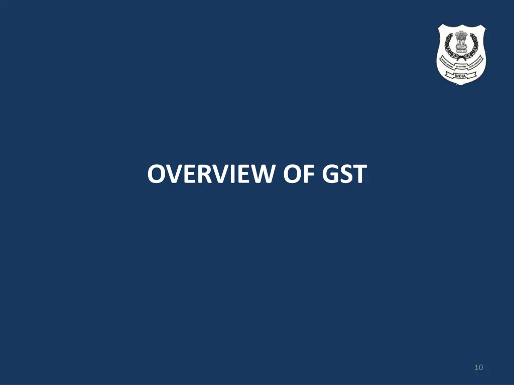 overview of gst