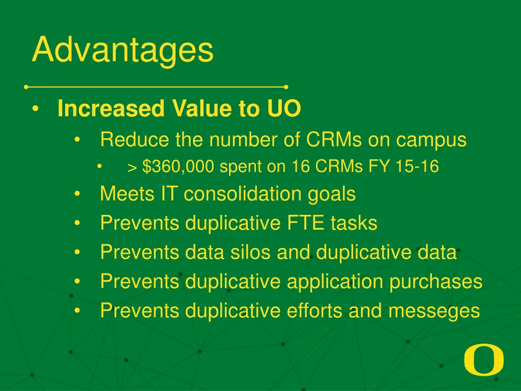 advantages