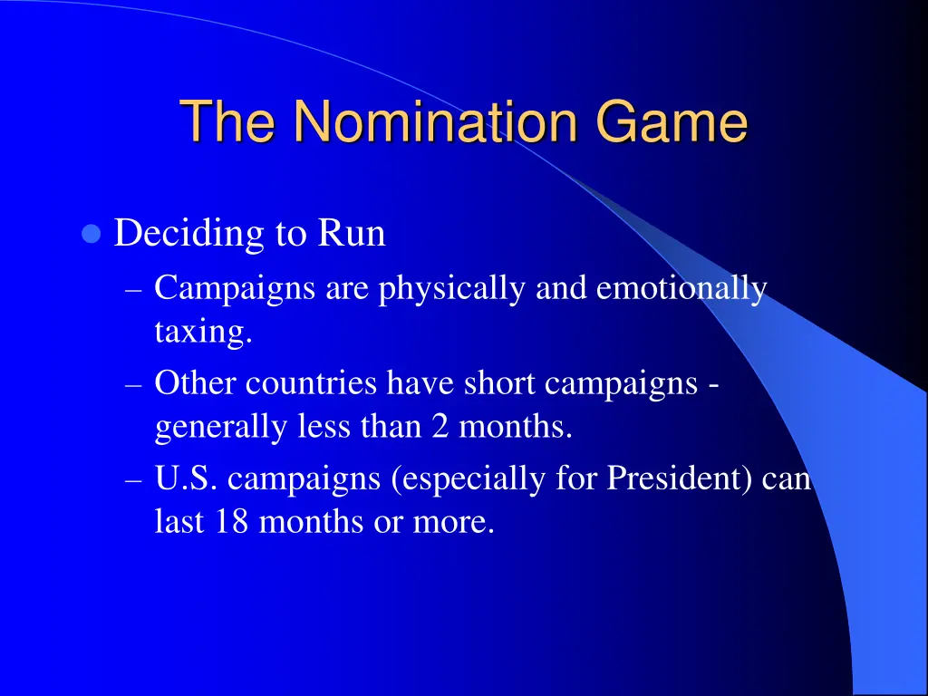 the nomination game 1