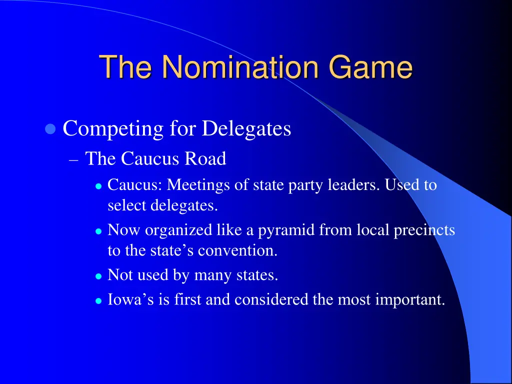 the nomination game 2