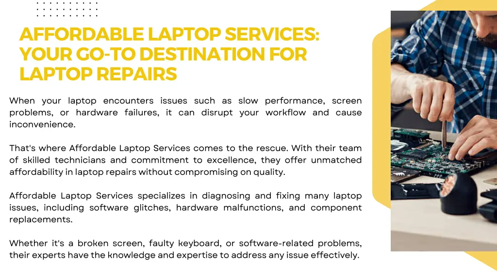 affordable laptop services your go to destination