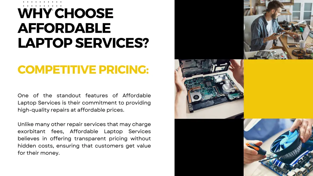 why choose affordable laptop services