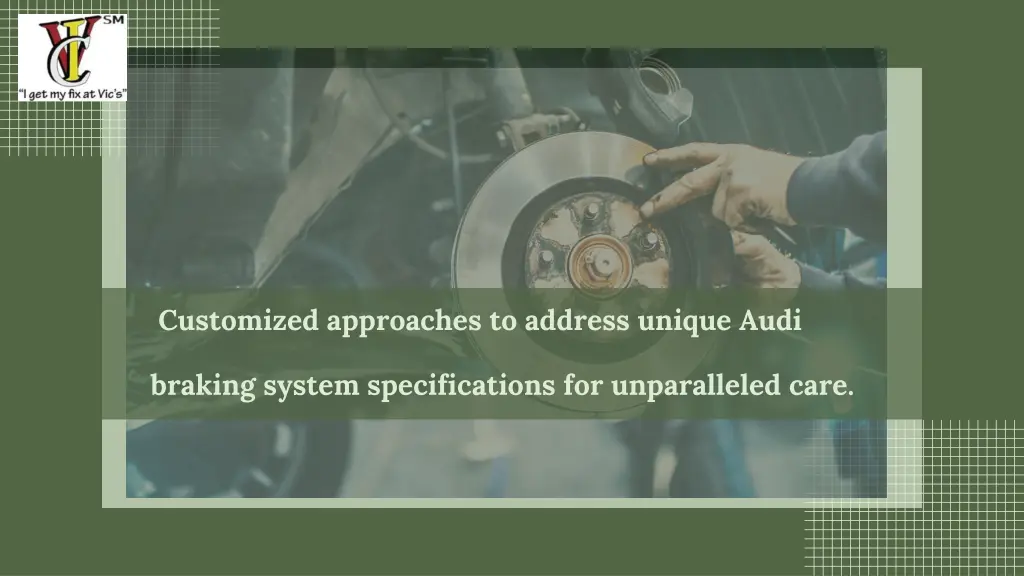 customized approaches to address unique audi