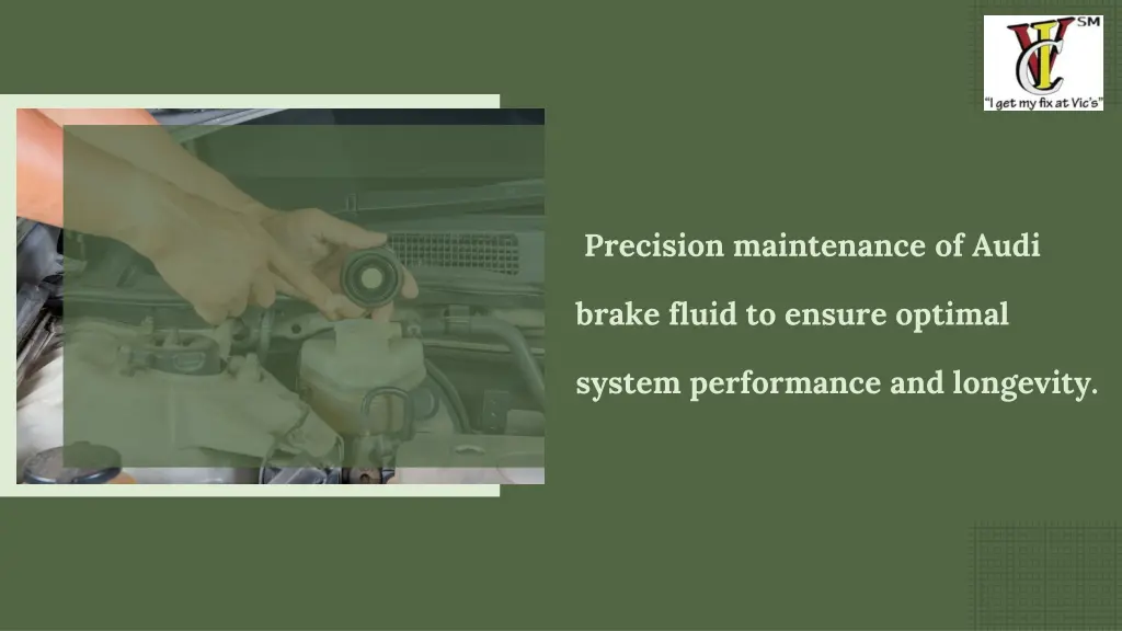 precision maintenance of audi