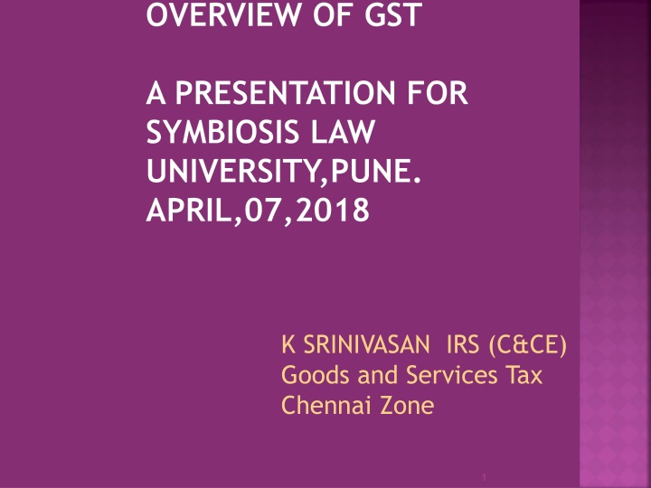 overview of gst