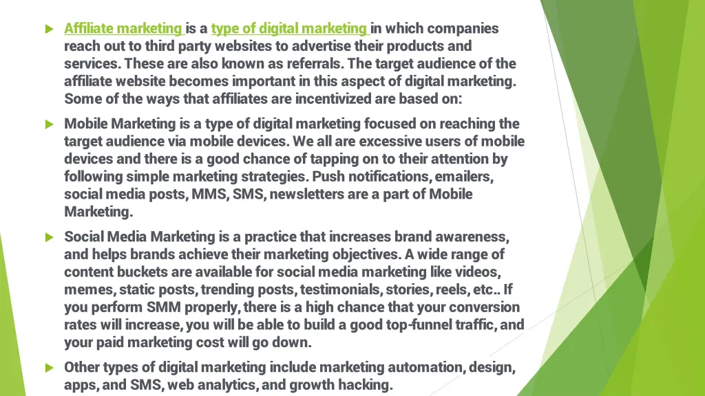 affiliate marketing is a type of digital