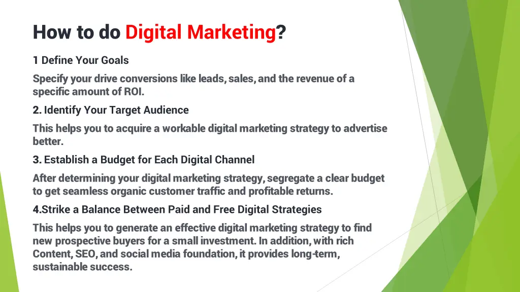 how to do digital marketing
