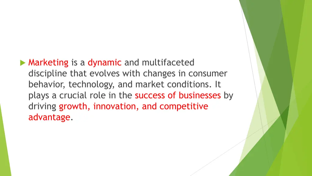 marketing is a dynamic and multifaceted