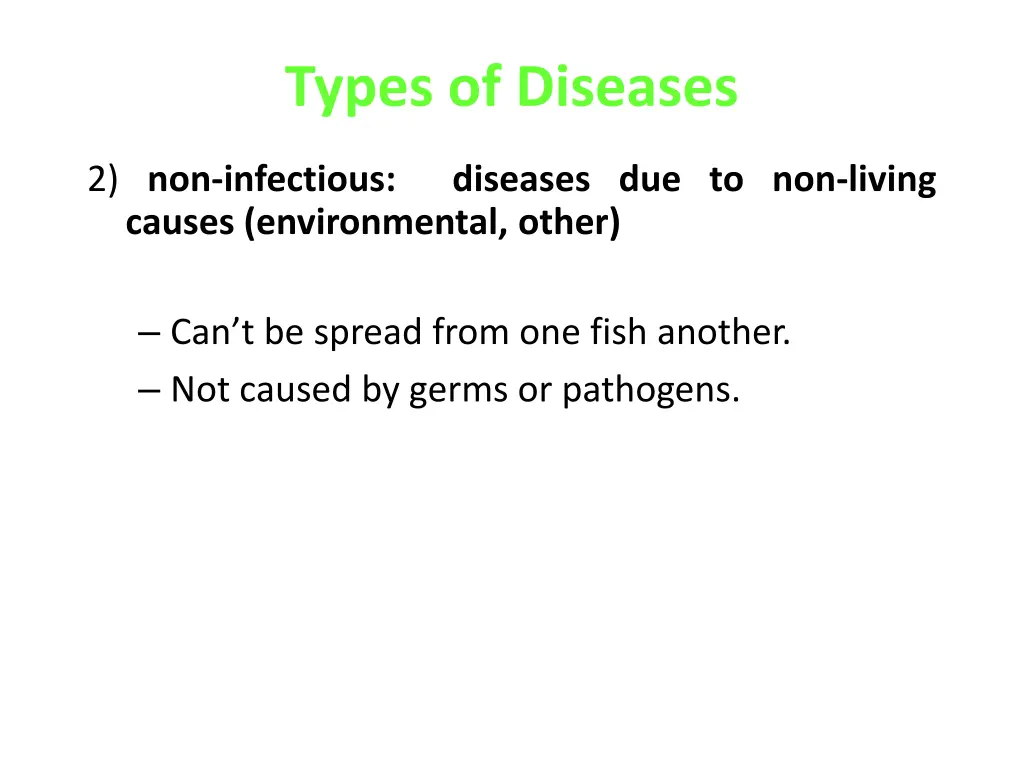 types of diseases 1