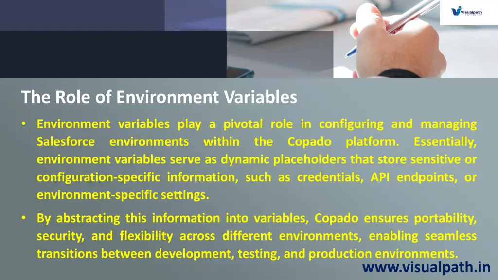 the role of environment variables