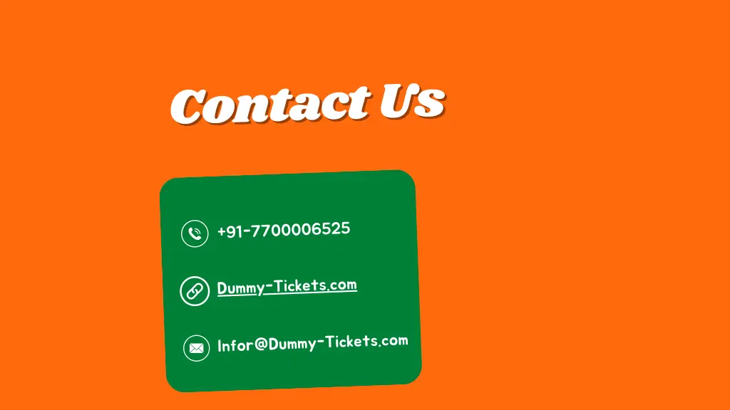 contact us