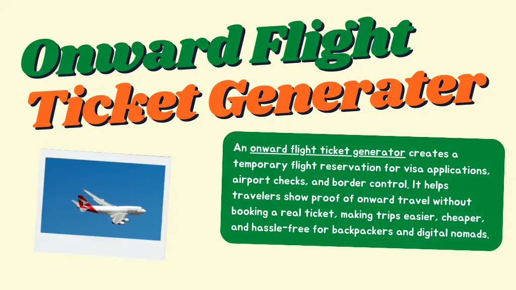 onward flight ticket generater 1