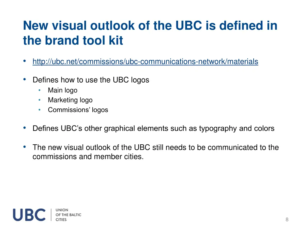 new visual outlook of the ubc is defined
