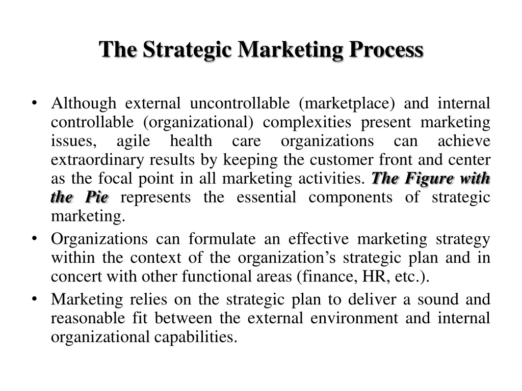 the strategic marketing process 1