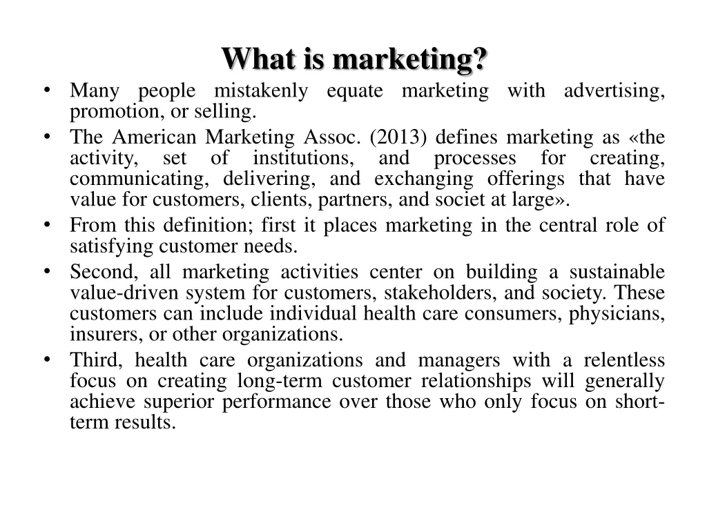 what is marketing