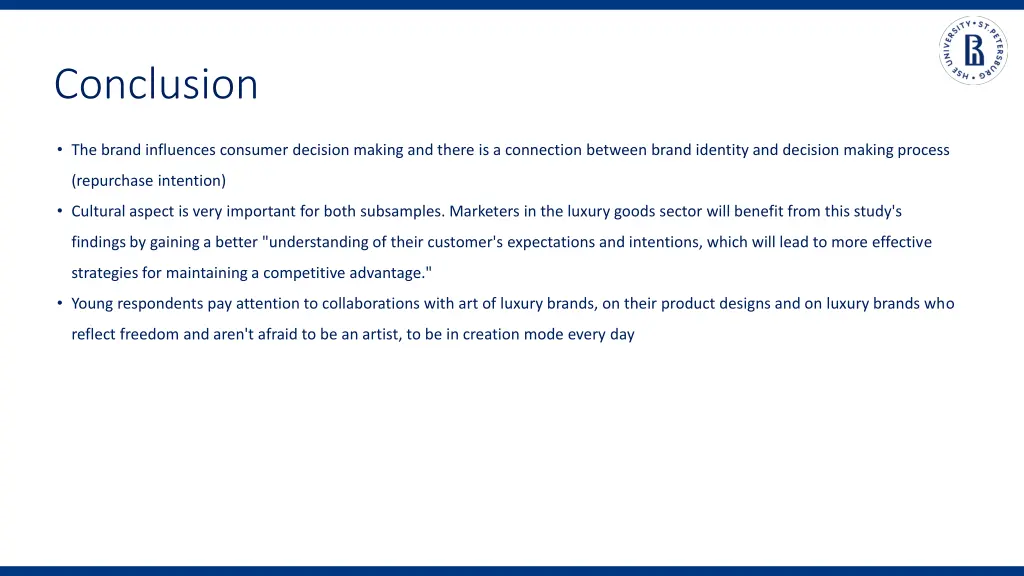 conclusion 1