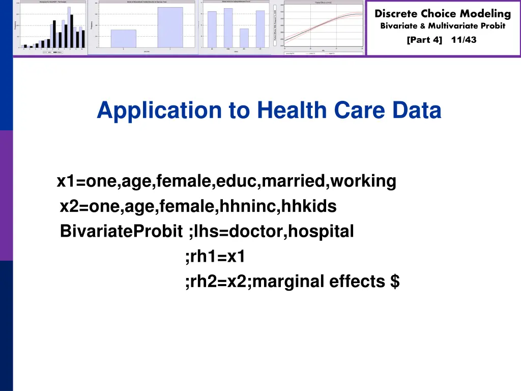 discrete choice modeling bivariate multivariate 10