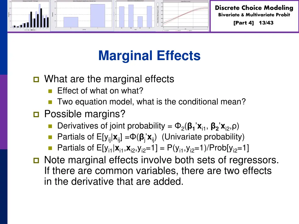 discrete choice modeling bivariate multivariate 12