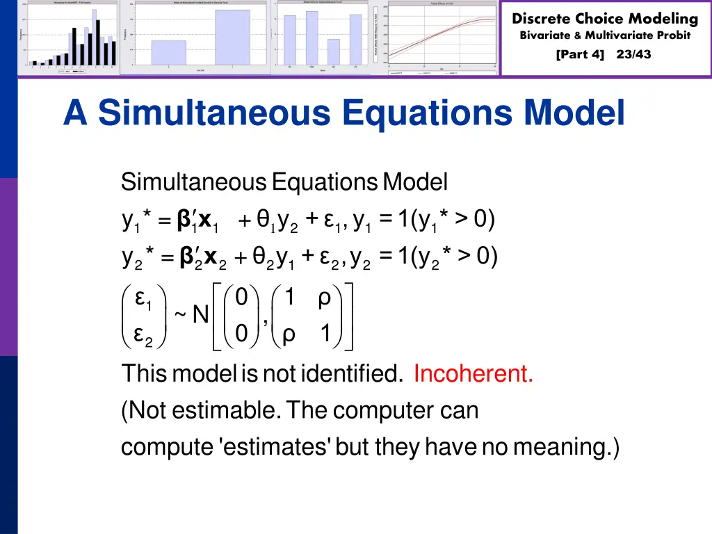 discrete choice modeling bivariate multivariate 22