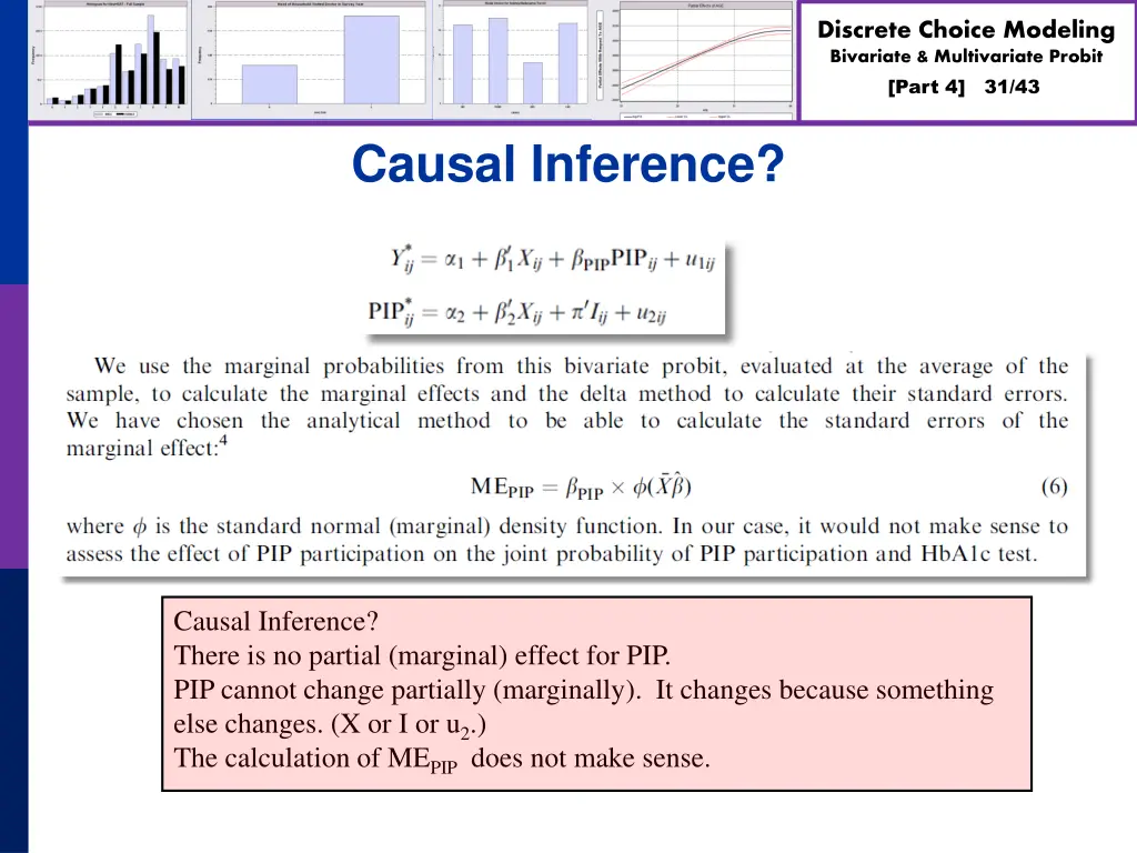 discrete choice modeling bivariate multivariate 30