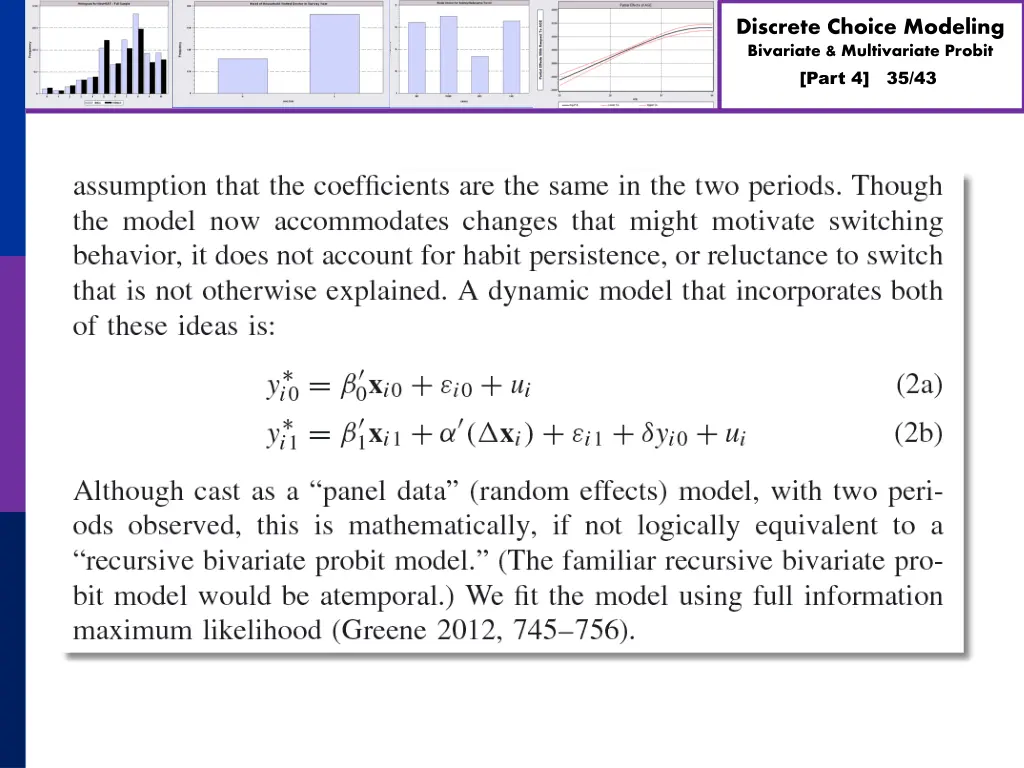 discrete choice modeling bivariate multivariate 34