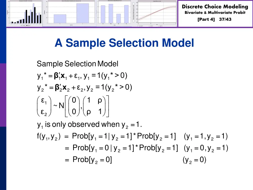 discrete choice modeling bivariate multivariate 36