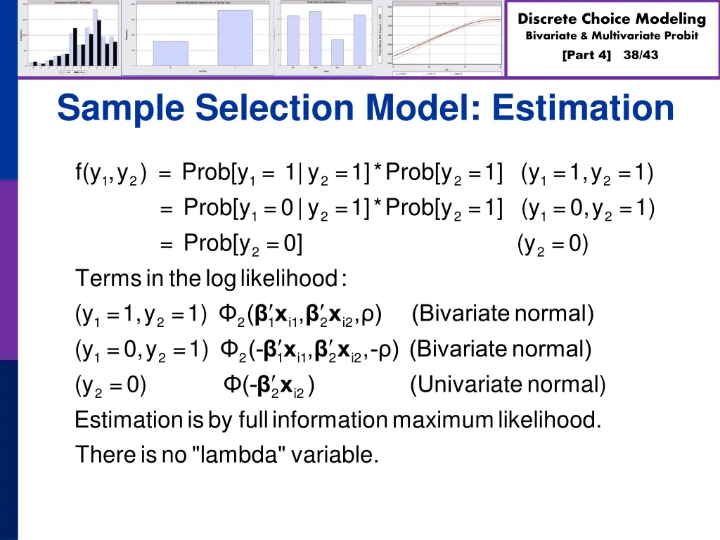 discrete choice modeling bivariate multivariate 37