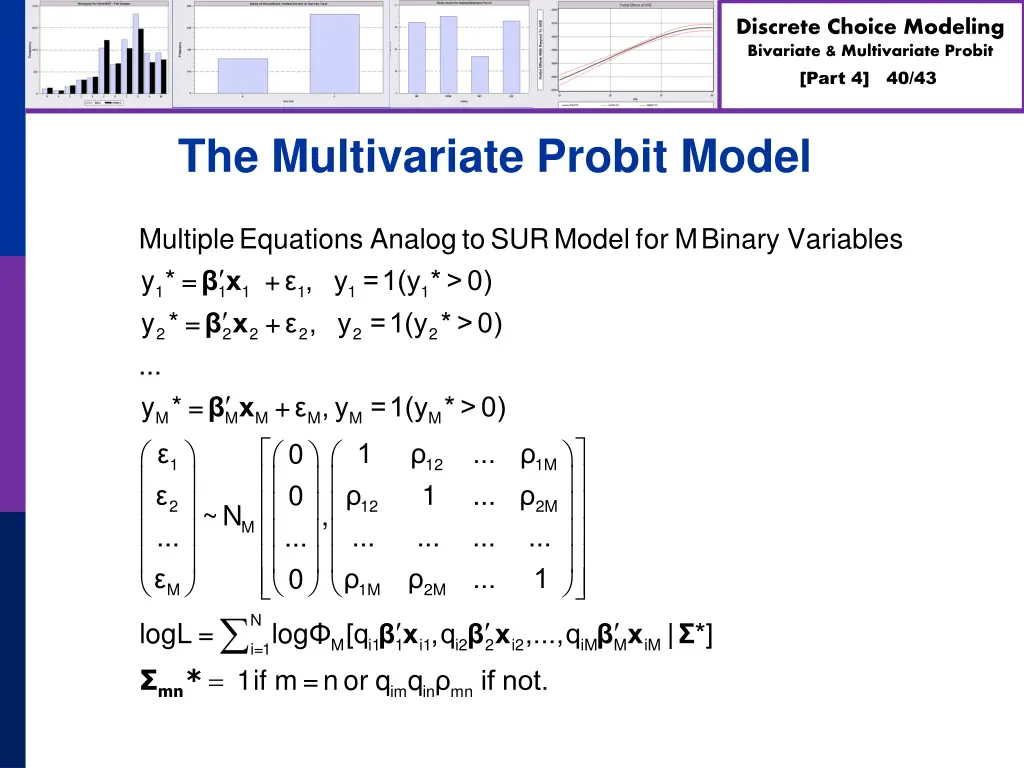 discrete choice modeling bivariate multivariate 39