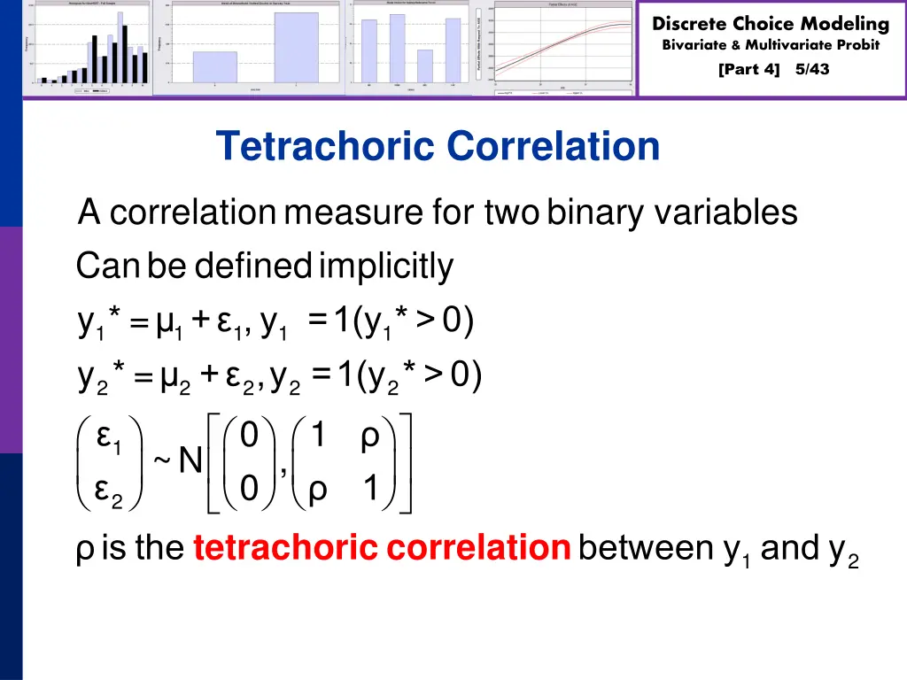 discrete choice modeling bivariate multivariate 4